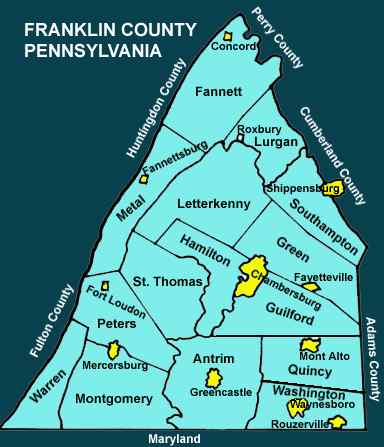 Franklin County Townships